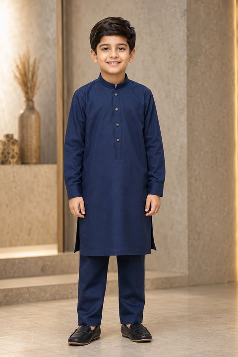 Saahir – Deep Slate Blue Royale