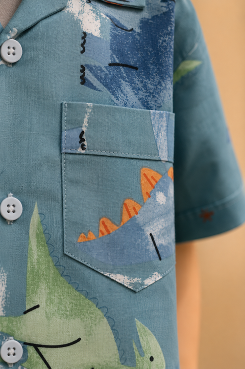 Dino Valley Shirt & Short Set