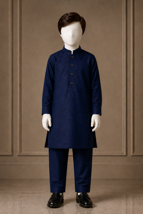 Saahir – Deep Slate Blue Royale