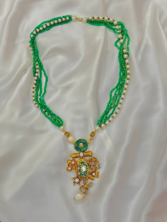 Emerald Grace Traditional Mala