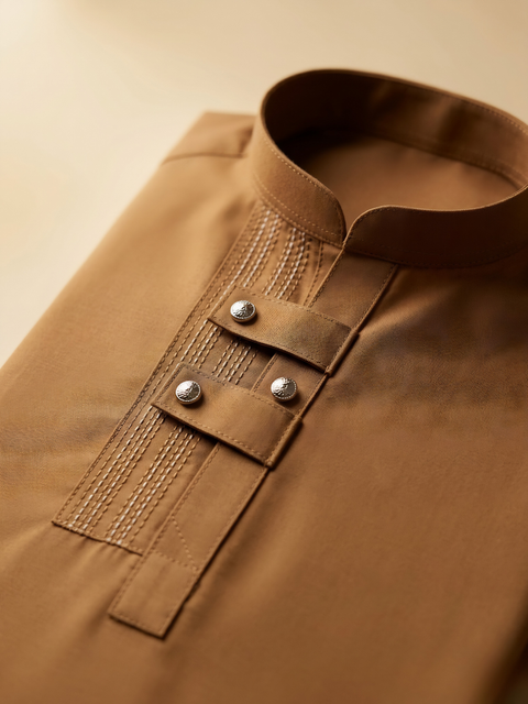 Ayaan – Caramel Brown Shalwar Kameez