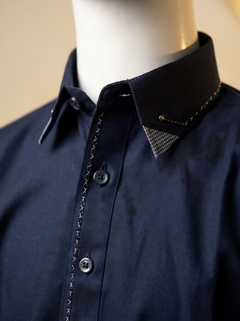 Ayaan – Slate Blue Shalwar Kameez