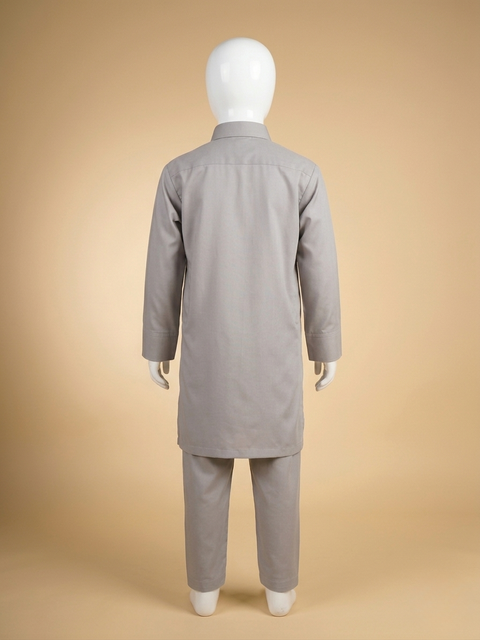Ayaan – Classic Grey Shalwar Kameez
