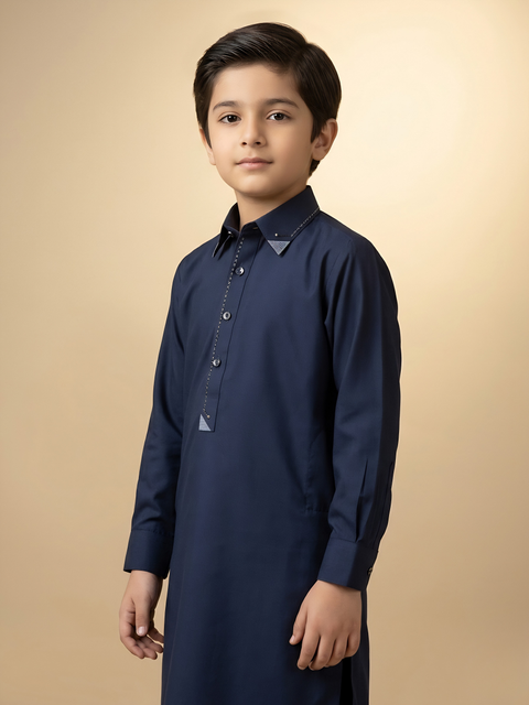 Ayaan – Slate Blue Shalwar Kameez