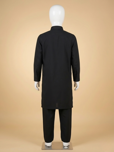 Ayaan – Charcoal Black Shalwar Kameez