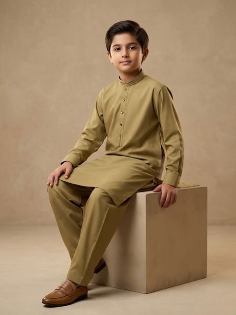 Ayaan – Desert Gold Shalwar Kameez