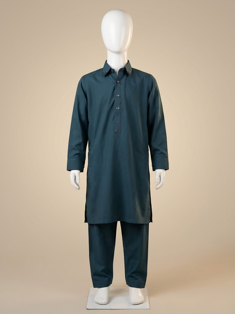 Ayaan – Deep Teal Shalwar Kameez