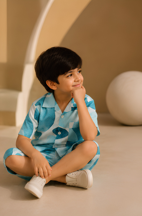 Bluebell Shirt & Shorts Set