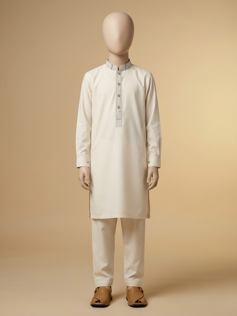 Ayaan – Ivory Cream Shalwar Kameez
