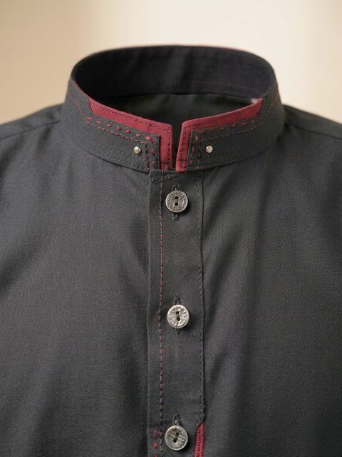 Ayaan – Midnight Black Shalwar Kameez