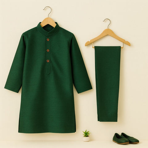 Regal Emerald Charm Kurta Set