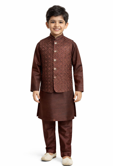 Classic Brown Festive Wear Set