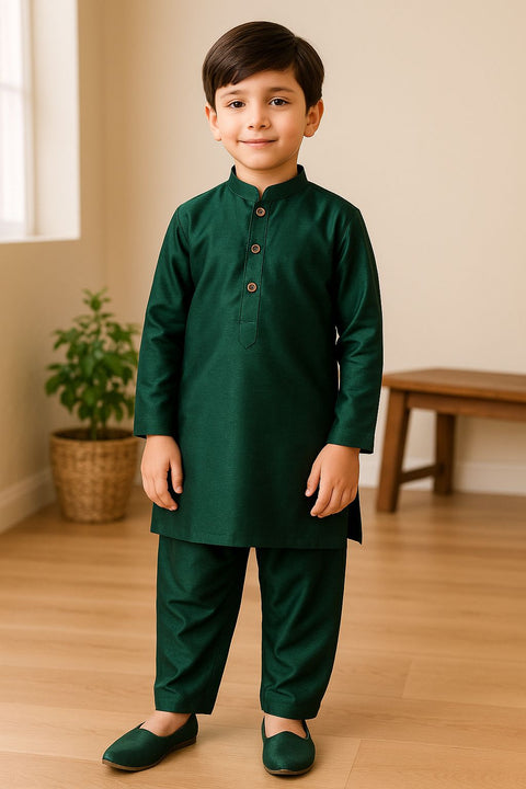 Regal Emerald Charm Kurta Set